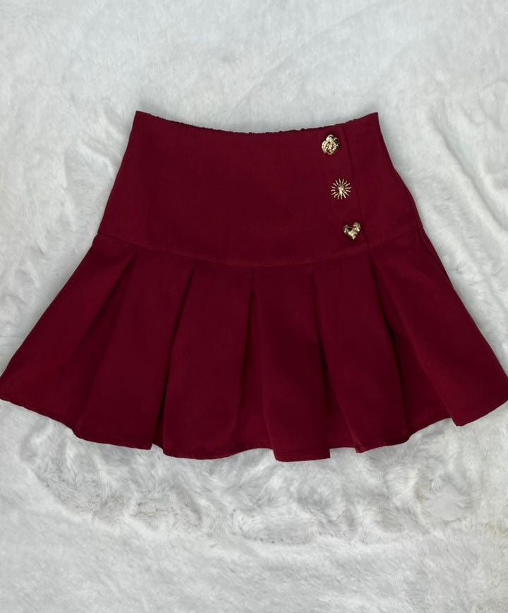 Jupe Bordeaux – Élégance & Confort ✨